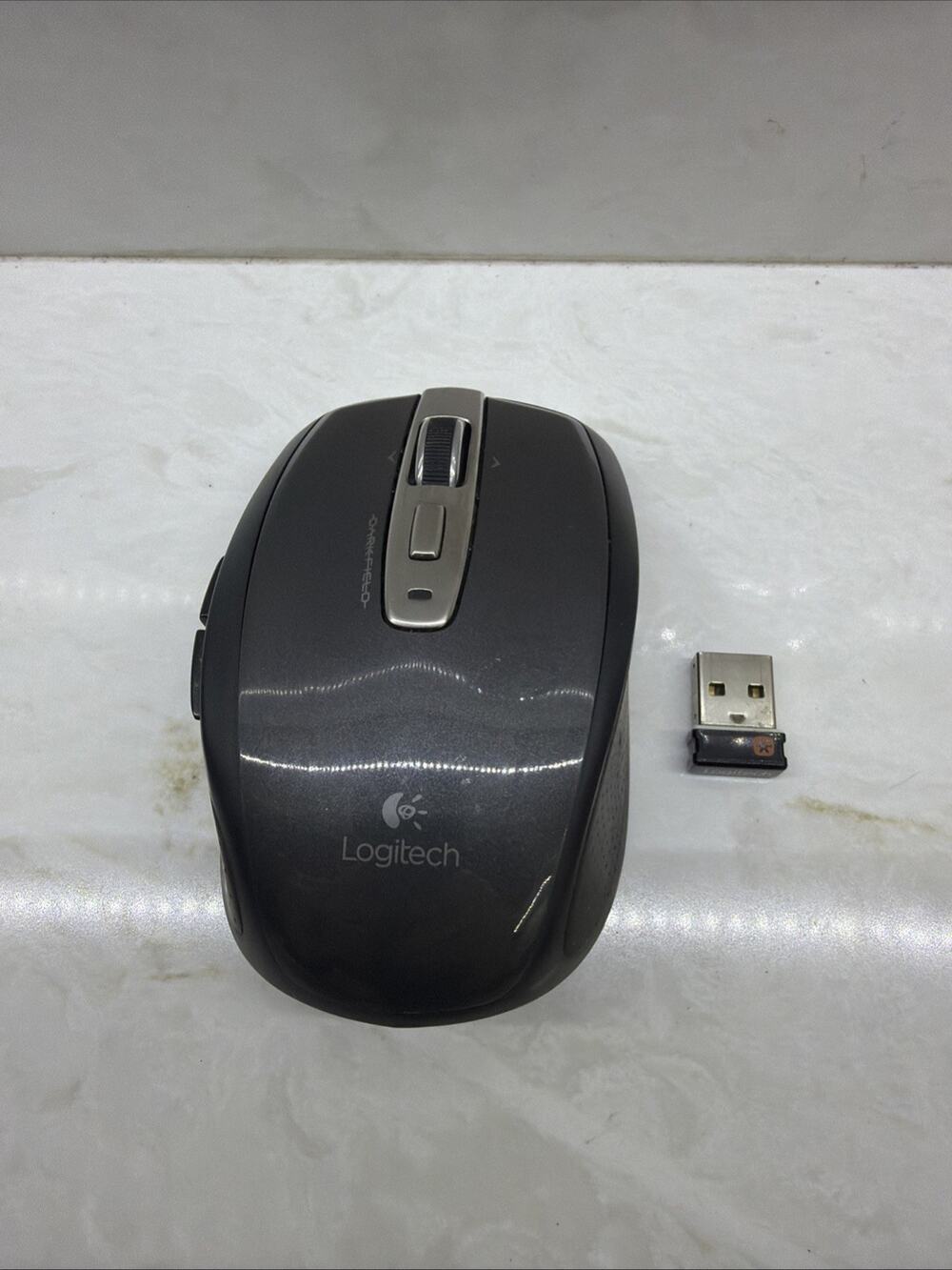 Logitech Anywhere MX (M-R0001) Darkfield Wireless Mouse W/ Dongle TESTED WORKING